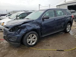 Salvage cars for sale at Chicago Heights, IL auction: 2016 Chevrolet Equinox LS