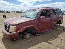 Salvage cars for sale at Brighton, CO auction: 2002 Cadillac Escalade Luxury