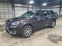 Salvage cars for sale at Des Moines, IA auction: 2015 GMC Acadia SLT-1