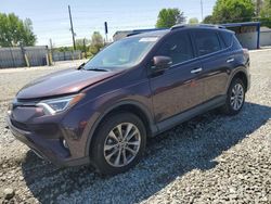 Salvage cars for sale at Mebane, NC auction: 2017 Toyota Rav4 Limited