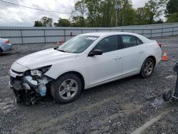 Chevrolet salvage cars for sale: 2015 Chevrolet Malibu LS