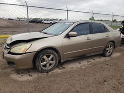 Salvage cars for sale from Copart Houston, TX: 2006 Honda Accord LX