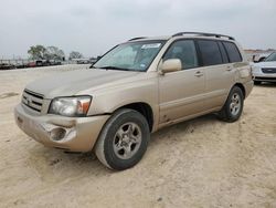Salvage cars for sale from Copart Haslet, TX: 2004 Toyota Highlander Base