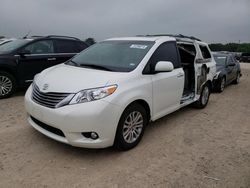 Salvage cars for sale from Copart San Antonio, TX: 2015 Toyota Sienna XLE