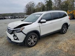Salvage cars for sale at Concord, NC auction: 2016 Honda Pilot EXL