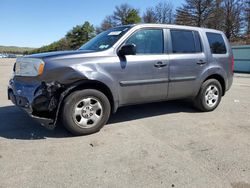 Salvage cars for sale at Brookhaven, NY auction: 2015 Honda Pilot LX