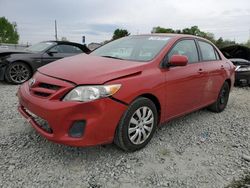 Vehiculos salvage en venta de Copart Mebane, NC: 2012 Toyota Corolla Base