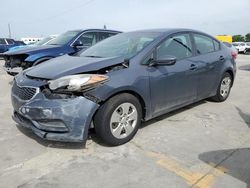 KIA Forte lx salvage cars for sale: 2016 KIA Forte LX