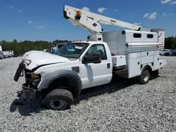 Salvage trucks for sale at Tifton, GA auction: 2008 Ford F450 Super Duty