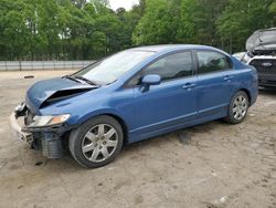 Salvage cars for sale from Copart Austell, GA: 2011 Honda Civic LX