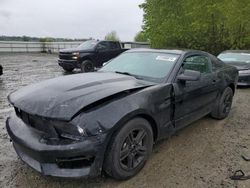 Salvage cars for sale from Copart Arlington, WA: 2011 Ford Mustang