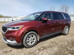 Salvage cars for sale at Columbia Station, OH auction: 2022 KIA Carnival LX