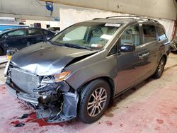 Salvage cars for sale from Copart Angola, NY: 2011 Honda Odyssey EXL