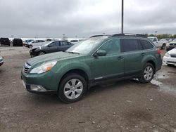 Salvage cars for sale from Copart Indianapolis, IN: 2010 Subaru Outback 2.5I Limited