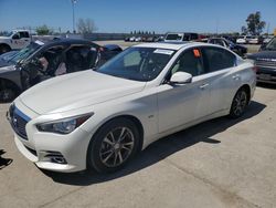 Salvage cars for sale at Sacramento, CA auction: 2017 Infiniti Q50 Premium