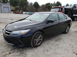 Salvage cars for sale at Mendon, MA auction: 2015 Toyota Camry LE