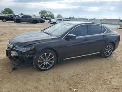 Salvage cars for sale at Haslet, TX auction: 2017 Acura TLX Advance