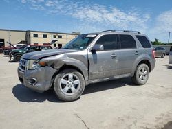 Salvage cars for sale from Copart Wilmer, TX: 2008 Ford Escape Limited