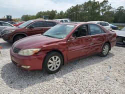 Salvage cars for sale at Houston, TX auction: 2004 Toyota Camry LE