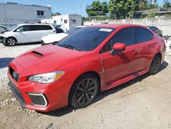 Salvage cars for sale at Opa Locka, FL auction: 2018 Subaru WRX
