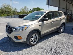 Salvage cars for sale at Cartersville, GA auction: 2017 Ford Escape S