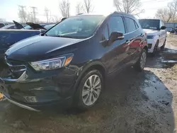 Salvage cars for sale from Copart Elgin, IL: 2017 Buick Encore Preferred