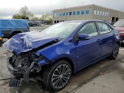 Toyota Corolla l salvage cars for sale: 2015 Toyota Corolla L