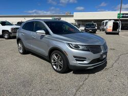 Salvage cars for sale from Copart North Billerica, MA: 2017 Lincoln MKC Reserve