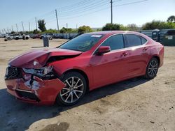 Salvage cars for sale from Copart Miami, FL: 2019 Acura TLX