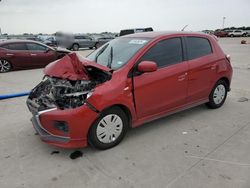 Salvage cars for sale at Wilmer, TX auction: 2021 Mitsubishi Mirage ES