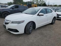 Salvage cars for sale at Finksburg, MD auction: 2015 Acura TLX Tech