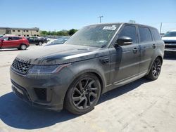 Salvage cars for sale at Wilmer, TX auction: 2019 Land Rover Range Rover Sport HSE