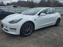 Salvage cars for sale at Assonet, MA auction: 2018 Tesla Model 3