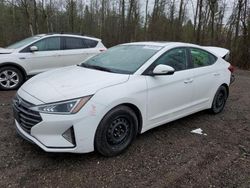 Salvage cars for sale from Copart Bowmanville, ON: 2019 Hyundai Elantra SEL