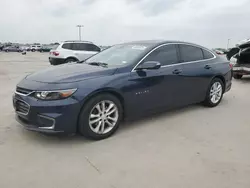 Salvage cars for sale from Copart Wilmer, TX: 2016 Chevrolet Malibu LT