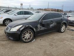 Salvage cars for sale at Chicago Heights, IL auction: 2008 Infiniti G35