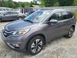 Salvage cars for sale from Copart Fairburn, GA: 2016 Honda CR-V Touring