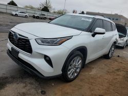 Salvage cars for sale from Copart Littleton, CO: 2022 Toyota Highlander Hybrid Limited