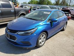 Salvage cars for sale at Bridgeton, MO auction: 2017 Chevrolet Cruze LT