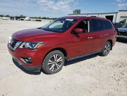 Salvage cars for sale from Copart Kansas City, KS: 2017 Nissan Pathfinder S