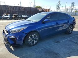 Salvage cars for sale from Copart Wilmington, CA: 2021 KIA Forte FE