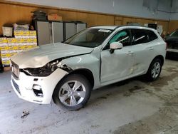Salvage cars for sale at Kincheloe, MI auction: 2022 Volvo XC60 B5 Momentum
