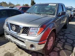 Salvage cars for sale from Copart Martinez, CA: 2005 Nissan Frontier King Cab LE