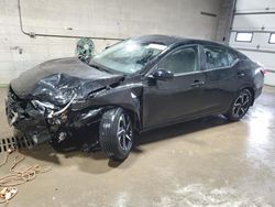 Salvage cars for sale at Blaine, MN auction: 2024 Nissan Sentra SV