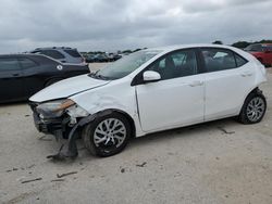 Salvage cars for sale from Copart San Antonio, TX: 2017 Toyota Corolla L