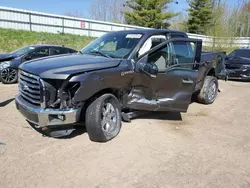 Salvage trucks for sale at Davison, MI auction: 2015 Ford F150 Super Cab