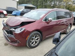 Salvage cars for sale at Seaford, DE auction: 2017 Chrysler Pacifica Limited