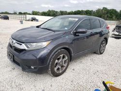 Salvage cars for sale from Copart New Braunfels, TX: 2018 Honda CR-V EXL