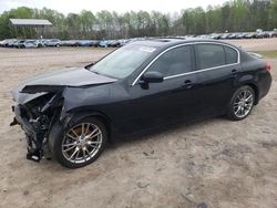 Salvage cars for sale from Copart Charles City, VA: 2007 Infiniti G35