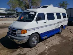 Salvage cars for sale from Copart Albuquerque, NM: 2000 Dodge RAM Van B3500